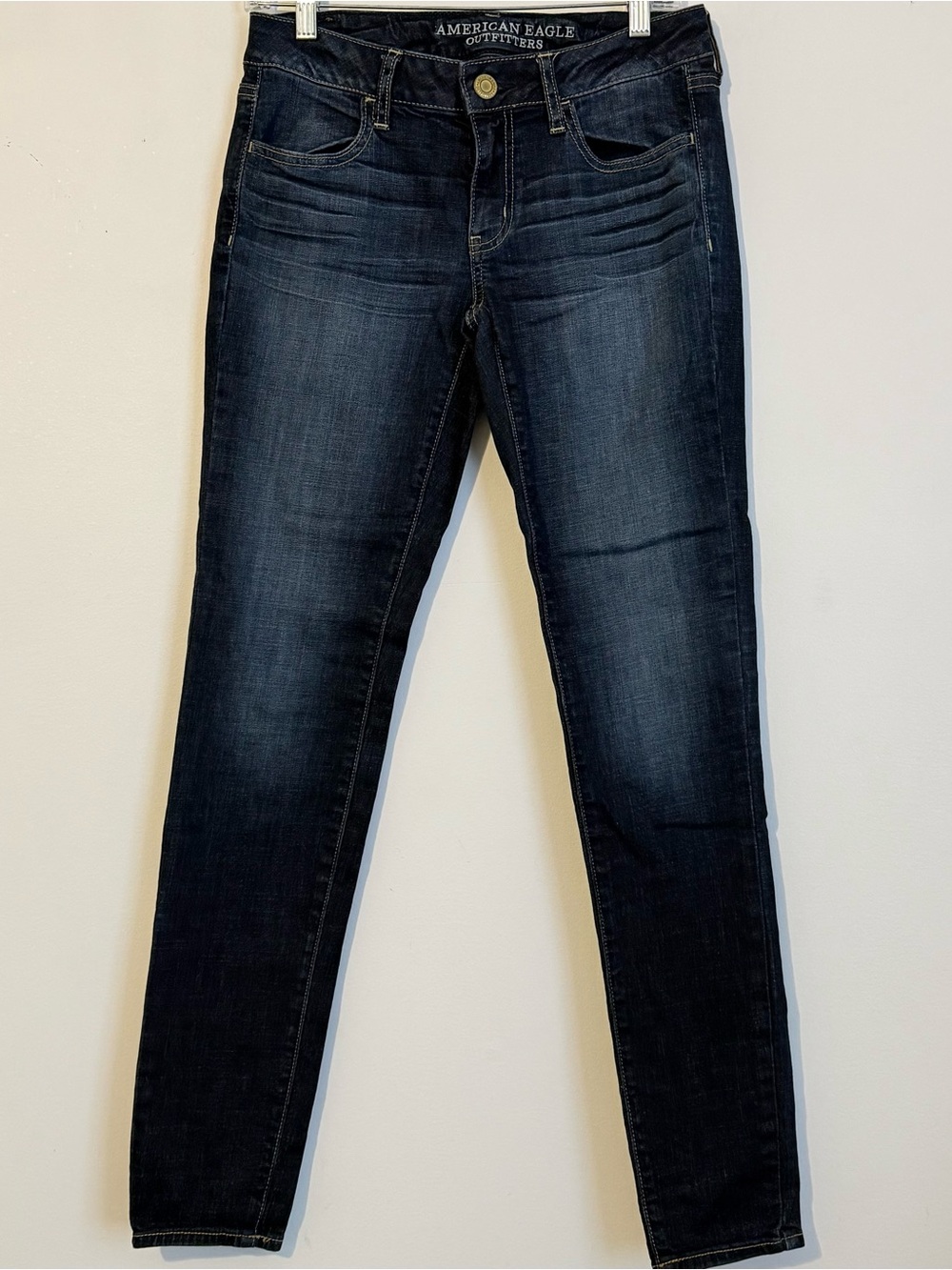 American Eagle Super Stretch Jegging Jeans Size 6 Long Dark Wash